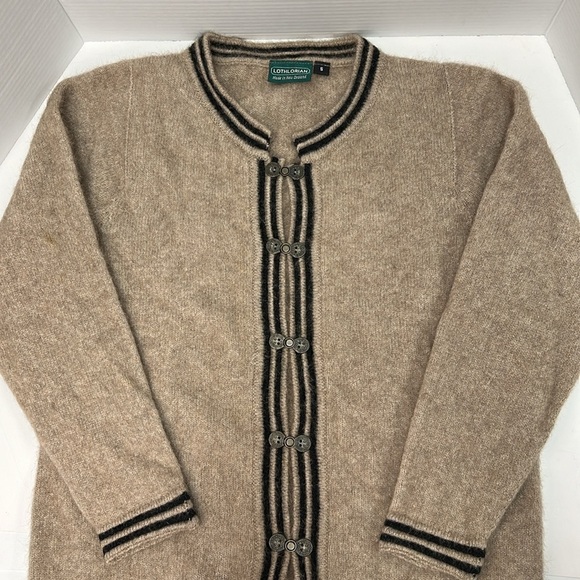 Lothlorian New Zealand 🇳🇿Wool and Possum Hook Closure Cardigan Size Small - Picture 2 of 11